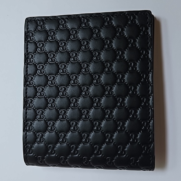 NWOB Microguccissima Embossed Bi-fold Wallet - Picture 1 of 10